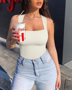 🔥Sleeveless abdomen-cinching shaped-one-piece makes a thin and curvy beauty in seconds