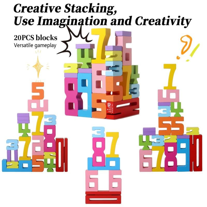 🔥2025 New Hot Products-49% OFF🔥Montessori-Inspired Wooden Number Blocks – Unlock Your Child’s Potential!