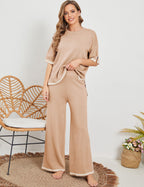 💕Classy Elastic Knit Lounge Set