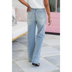 👖 High Rise Vintage Jeans – Tummy Control, Straight Leg for Everyday