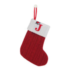 🌟🎄 Festive Christmas Must-Have! Cozy Knit Socks + Embroidered Candy Bag + Letter Stocking – Decor & Use in One!
