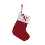🌟🎄 Festive Christmas Must-Have! Cozy Knit Socks + Embroidered Candy Bag + Letter Stocking – Decor & Use in One!