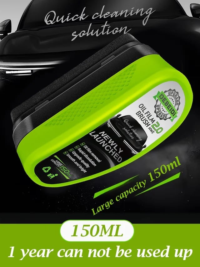 🚗 BUY 2 GET 1 FREE｜2.0 Powerful Oil Film Wipe - Crystal Clear Glass