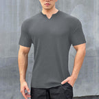 🌊 Men's V-Neck  Short Sleeve Muscle Athletic Workout T-Shirts  Perfect Fit, Breathable Comfort, Show Off Your Athletic Style!