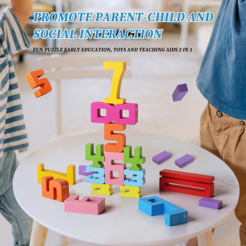 🔥2025 New Hot Products-49% OFF🔥Montessori-Inspired Wooden Number Blocks – Unlock Your Child’s Potential!