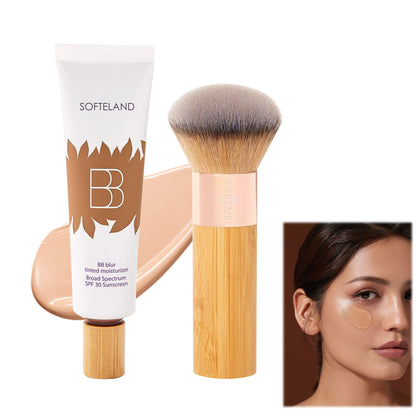 BB‑Blur getönte Feuchtigkeitscreme SPF 30 – Mittlere Deckkraft, natürliches mattes Finish, schichtbare Abdeckung