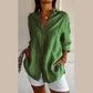 💕Classic Pleated Textured Single-Breasted Lapel Shirt for Women