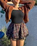 🔥Sleeveless abdomen-cinching shaped-one-piece makes a thin and curvy beauty in seconds