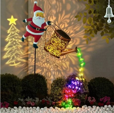🎅Christmas Sale 50% OFF!!🎄50K+ SOLD! 🎁✨Christmas Solar Kettle Light & Lantern Garden Decor Collection💕