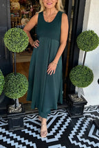 ✨ 53% OFF Limited Time! Women’s Best-Selling 2-Piece Set – Soft Blend, Twist-Knot Top + Flowy Maxi Dress (Flattering Fit)