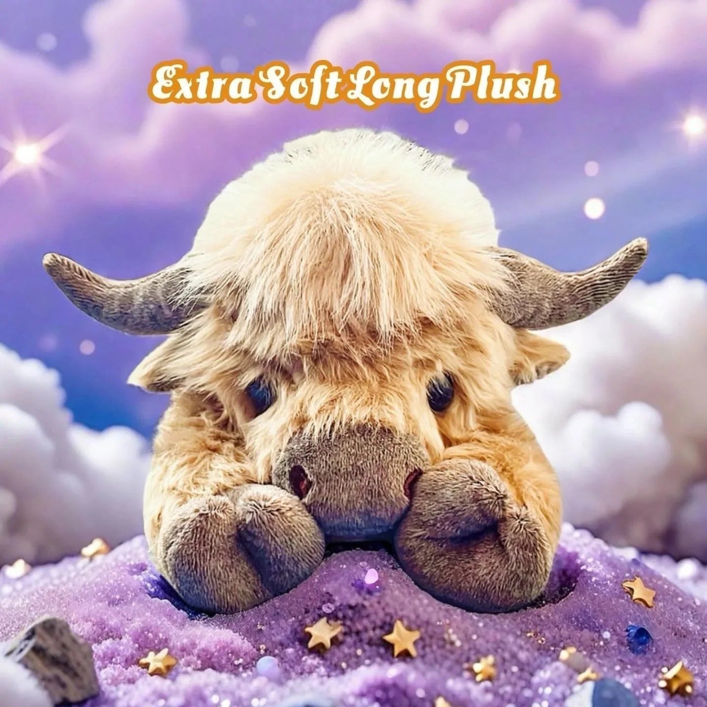 🔥Hot Sale 49% Off🎁Cute Cartoon Highland Cow Stuffed Toy