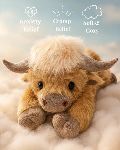 🔥Hot Sale 49% Off🎁Cute Cartoon Highland Cow Stuffed Toy