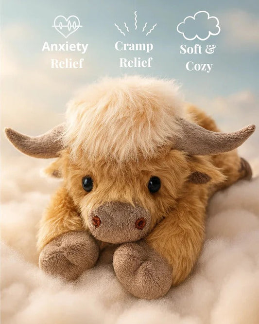 🔥Hot Sale 49% Off🎁Cute Cartoon Highland Cow Stuffed Toy