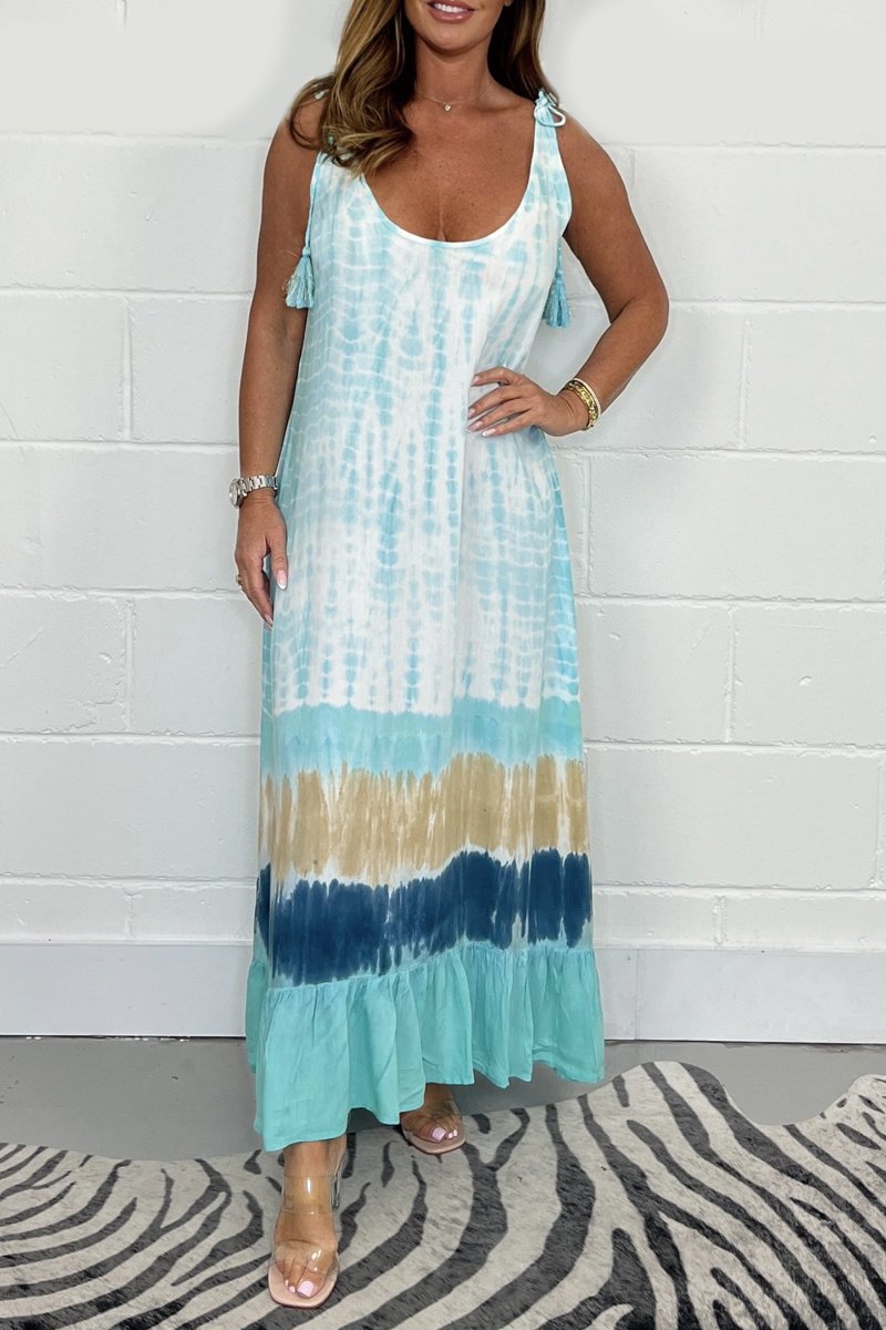 💝HUGE 49% OFF! Handmade Tie Dye Maxi - Perfect for Summer