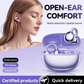 🎧50% RABATT! Clip-On Open-Ear Kopfhörer | Bluetooth 5.4 mit KI-Übersetzung