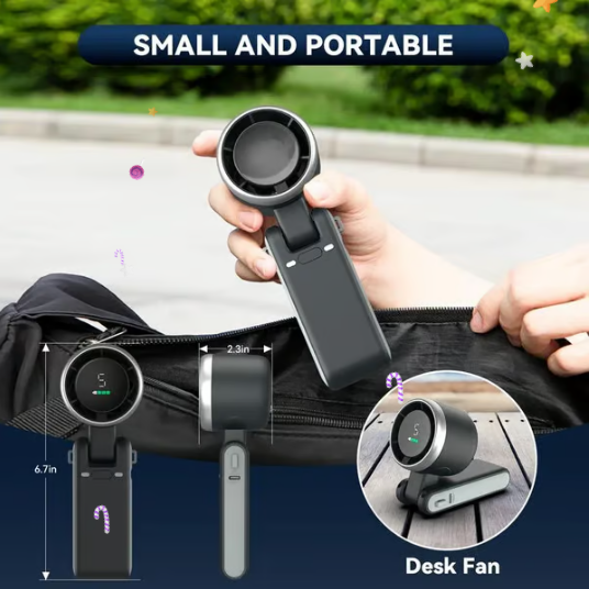 🌬️Portable Turbo Fan | Ultra - Cool Breeze for Summer On - the - Go