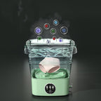 🛁 Mini Foldable Washing Machine – Compact, Easy Storage for Apartments & Quick Clothes Washes