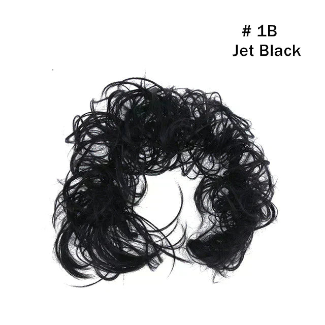 ✨💖Diy Curly Bun hair accessories