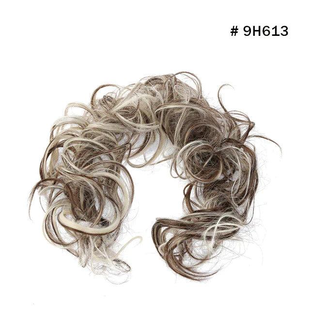 ✨💖Diy Curly Bun hair accessories