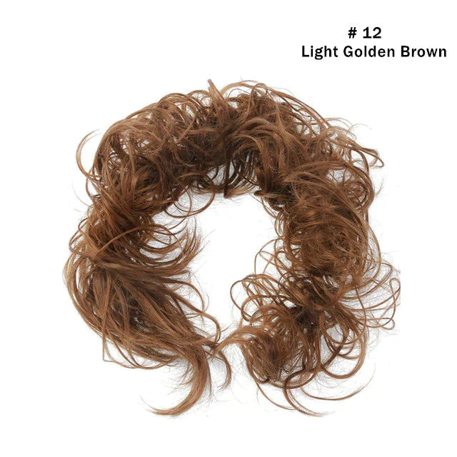 ✨💖Diy Curly Bun hair accessories