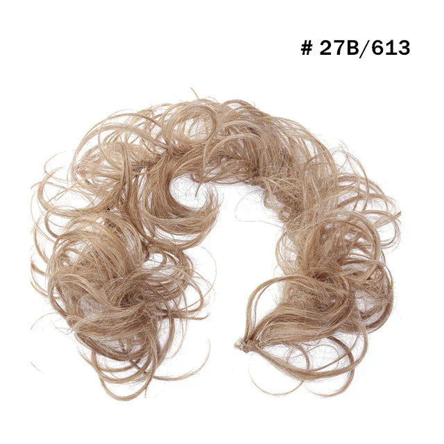 ✨💖Diy Curly Bun hair accessories