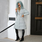 Best Gift for Her - Women's Winter Mid-Length Slim Cotton Coat Jacket