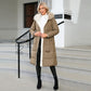 Best Gift for Her - Women's Winter Mid-Length Slim Cotton Coat Jacket