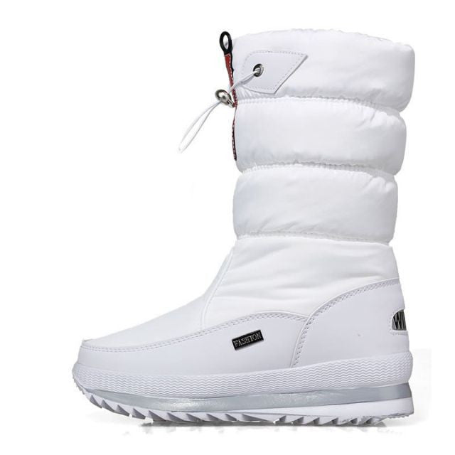 🔥🔥 Premium Waterproof Faux Fur Non-Slip Women's Snow Boots