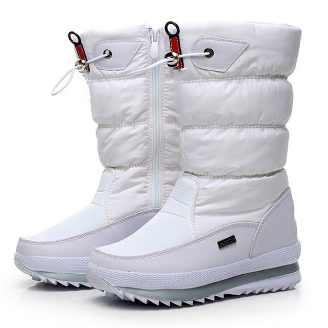 🔥🔥 Premium Waterproof Faux Fur Non-Slip Women's Snow Boots