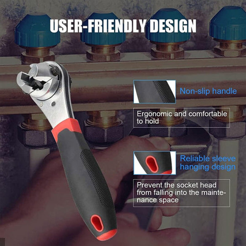🔥Hot Sale 49% OFF🛠️Adjustable Ratchet Wrench