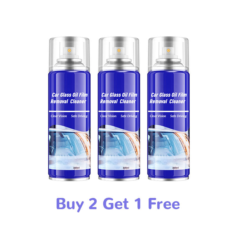 🔥 Limited time special! After spraying the oil film cleaner... The light transmittance of the glass is 99%, like removing the window film 💥