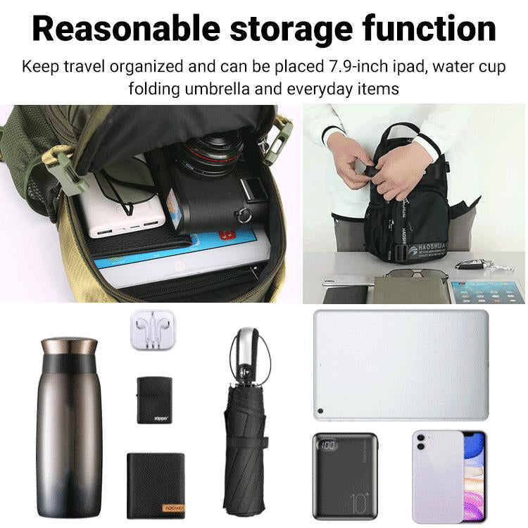 💼 50% OFF! 🔥 2025 Adjustable Oxford Cloth Casual Chest Bag – Stylish & Durable ✨