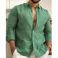 【✨2024 New Products】Men's Cotton Linen Solid Color Shirt