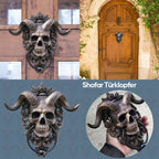 Teufelsschädel Schafkopf Türklopfer
