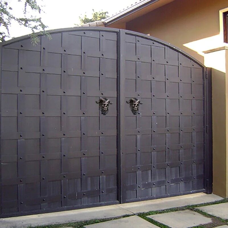 Teufelsschädel Schafkopf Türklopfer