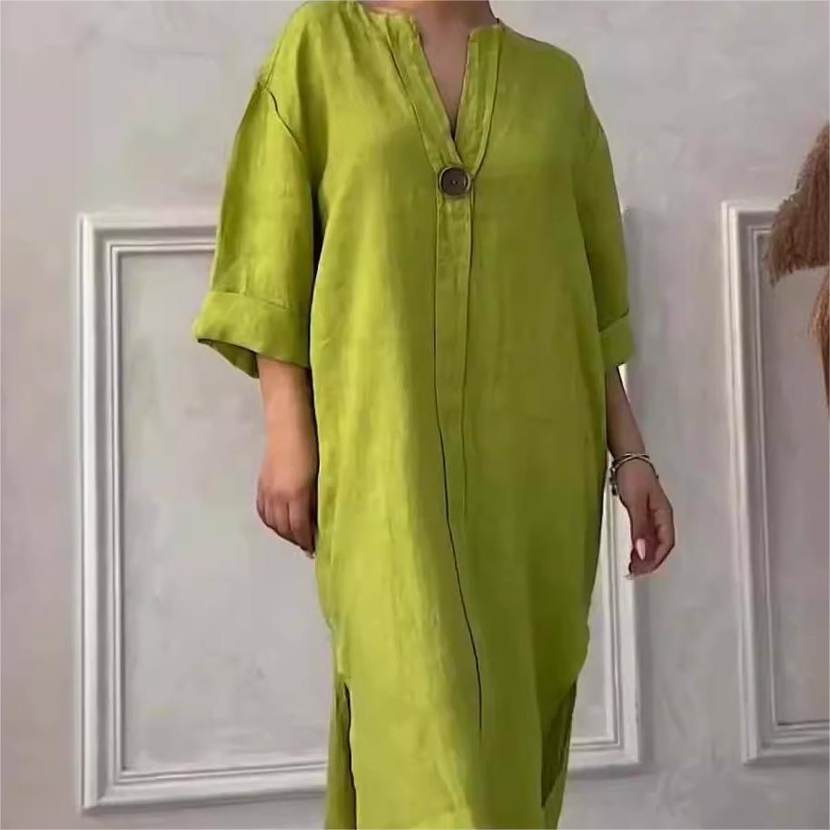 💨 Breathing cotton and linen skirt | Breathable and non-sticky, it is also refreshing to sit for a long time and commute