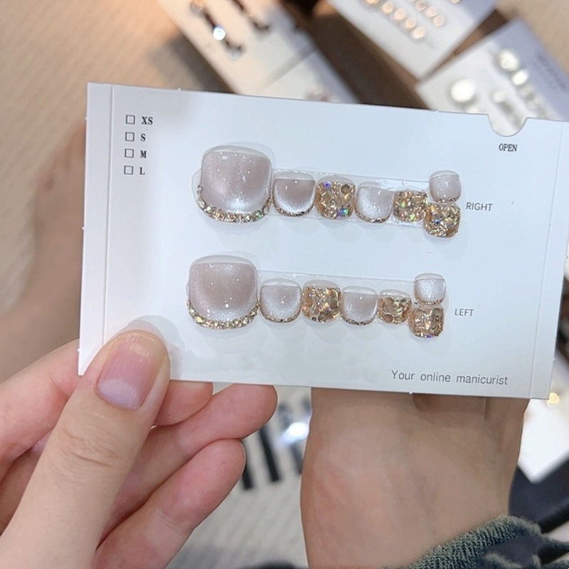 ✨Buy 1 Get 1 Free🌈 Square Press on Diamond Toenails