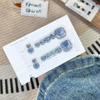 ✨Buy 1 Get 1 Free🌈 Square Press on Diamond Toenails