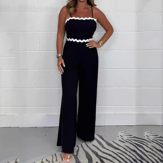 💕64% OFF! Elegant women's suspender jumpsuit 👗 with chest pads