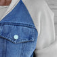 Women's Creative Denim Splicing Jacket 🧥 – Edgy Streetwear for Daily Cool Looks