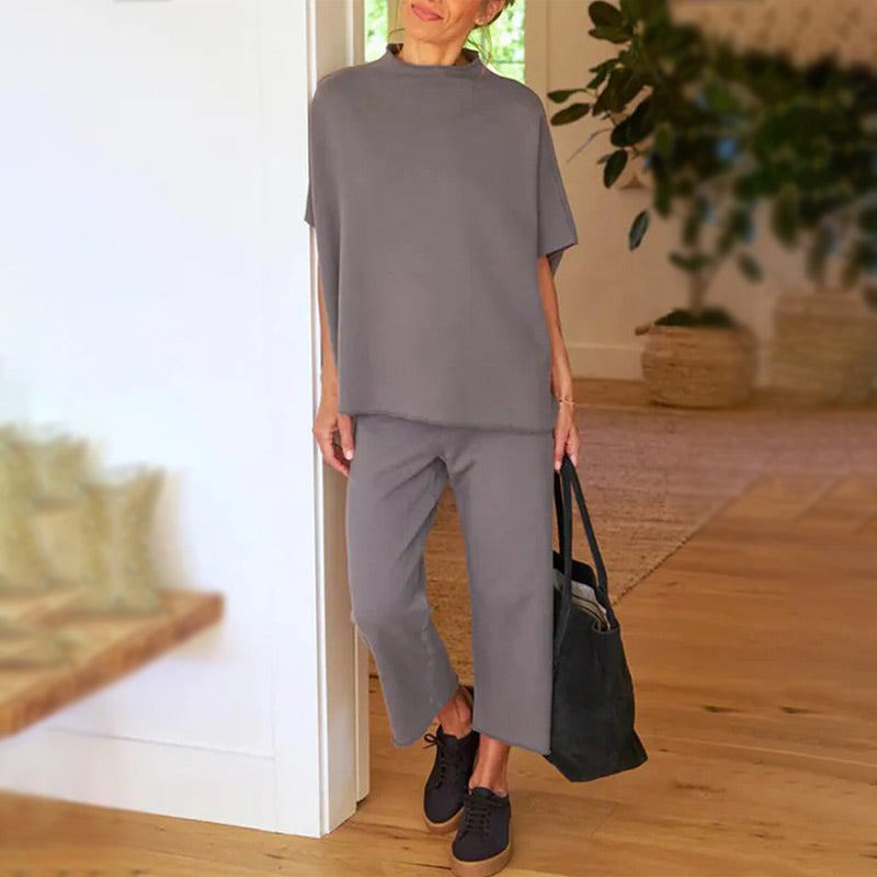 🔥/⏱️Don't Miss! 👚Women's Batwing Sleeve & Wide Leg Pants Lounge Set