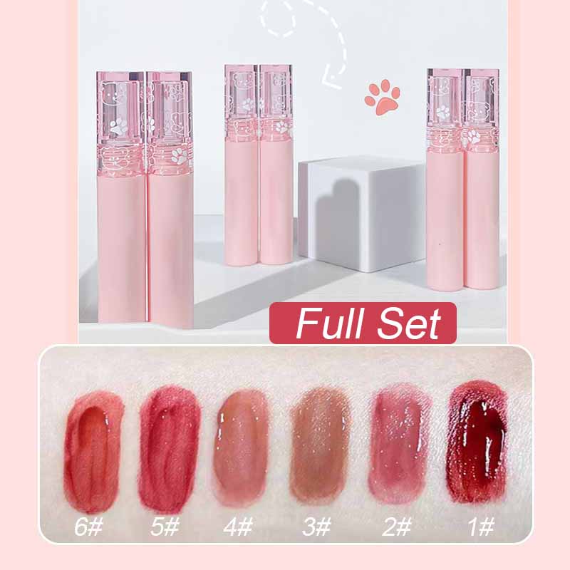 6 Colors Smooth Hydrating High-Shine Lip Gloss