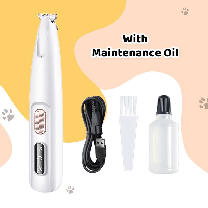 🐾 PET CARE UPGRADE - LED light pet shaver illuminates every trim!