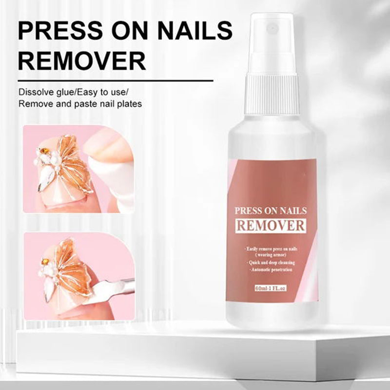 Press-On-Nails Kit (Gel Glue + UV Light + Nail Remover)