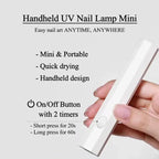 Press-On-Nails Kit (Gel Glue + UV Light + Nail Remover)