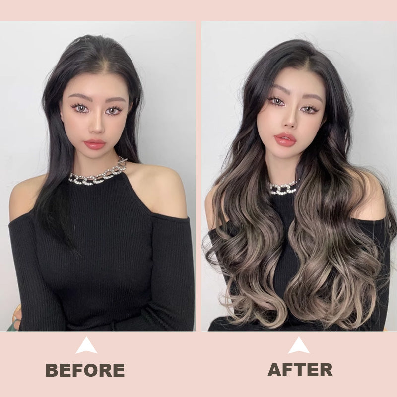 [Best Gift For Her] Gradient Color Curly Wig Piece