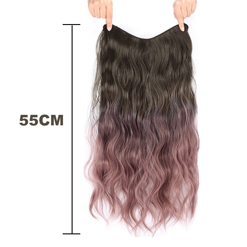 [Best Gift For Her] Gradient Color Curly Wig Piece