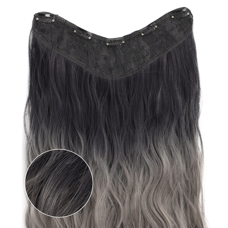 [Best Gift For Her] Gradient Color Curly Wig Piece