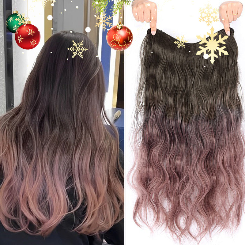 [Best Gift For Her] Gradient Color Curly Wig Piece