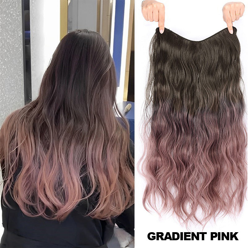 [Best Gift For Her] Gradient Color Curly Wig Piece